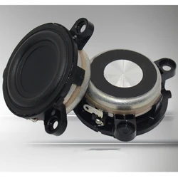 Midrange Speaker Hifi 1.75inch 40mm 60W 3.2Ohm Speaker Midrange Home Speaker Rubber Side DIY Sound System Replacement F19E