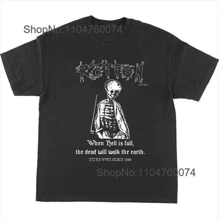 New Rotten dot com For Fans S 5XL T Shirt BT109 vintage Washed Breathable homme Slightly fashion Soft Top For Everyday Wear