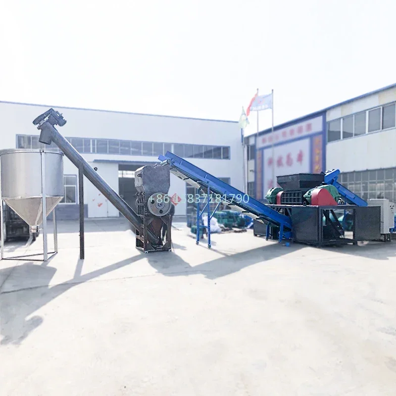 Scrap Metal Plastic Crusher Shredder Customized Car Shredding Waste Metal Shredder Kinds of Soft Hard Plastic Crush Shredder