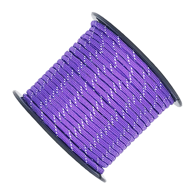 50/100m Multifunktionales 7-Kern Reflektierendes 550 Paracord-Seil 4 mm Camping Überlebens-EDC Outdoor Fallschirmschnur Lanyard Rettungsseil – Detail 12