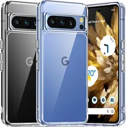 Google Pixel 8 Pro 뒷면 커버 용 기존 투명 실리콘 케이스 Google Pixel 7Pro 7a 7 용 초박형 소프트 TPU 전화 케이스