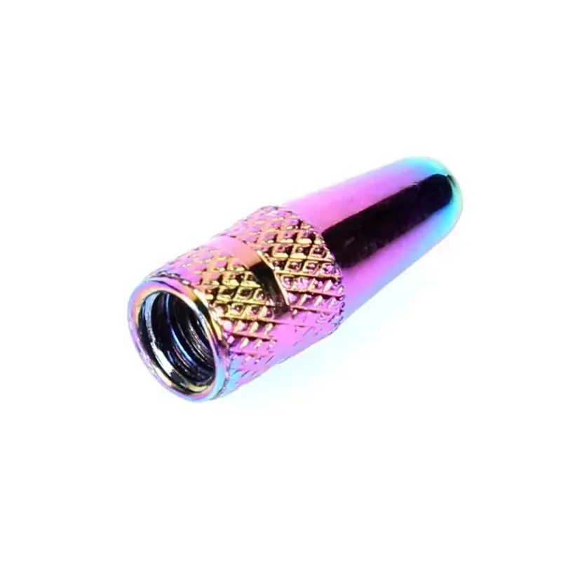 5Pcs Rainbow Color Bicycle Tire Valve Cap for Presta Bike Tyre Valve Stem Aluminum Alloy Metal Dust Covers Accessories