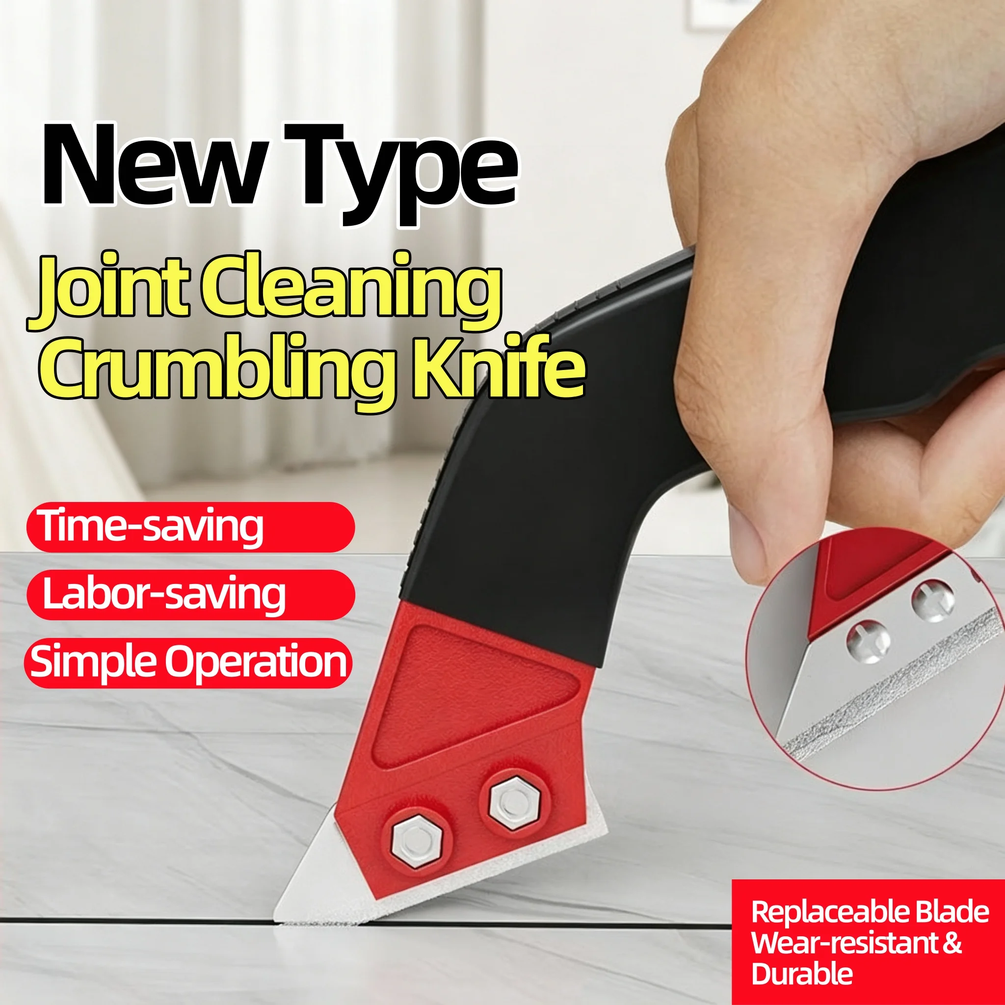 11PCS Grout Removal Tool Set with replaceable blade Grout Saw Grout Removal Knife for Tile Gap Cleaning and Repair tool