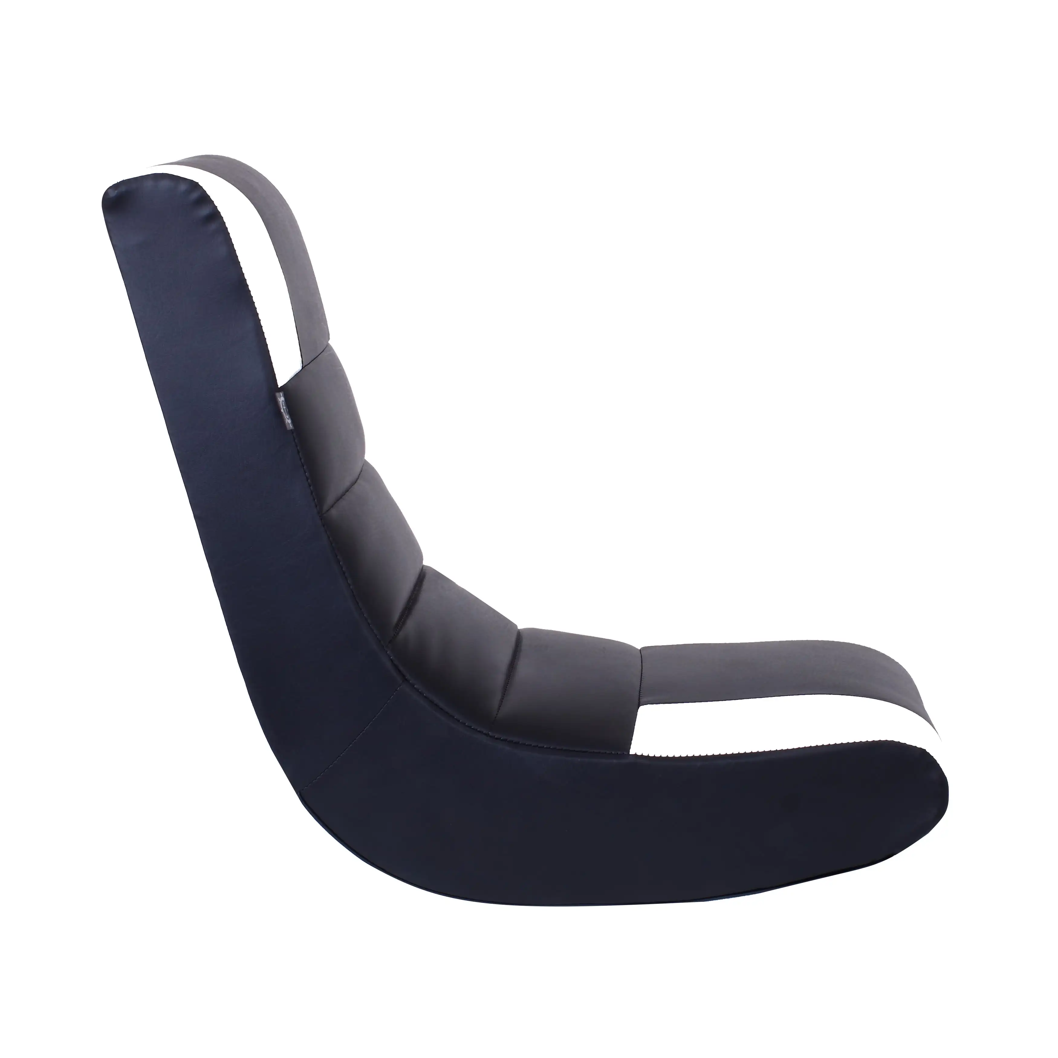 Cadeira para jogos Riptide Kids Video Rocker Floor, PU preto/branco