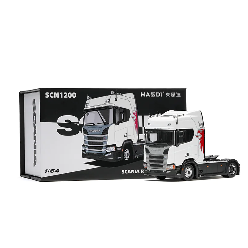 1/64 MASDI MASSDI SCANIA 770S トラクターヘッド New Masdi 1:64 Scania R500 770s R650 Civilian Trailer Transport