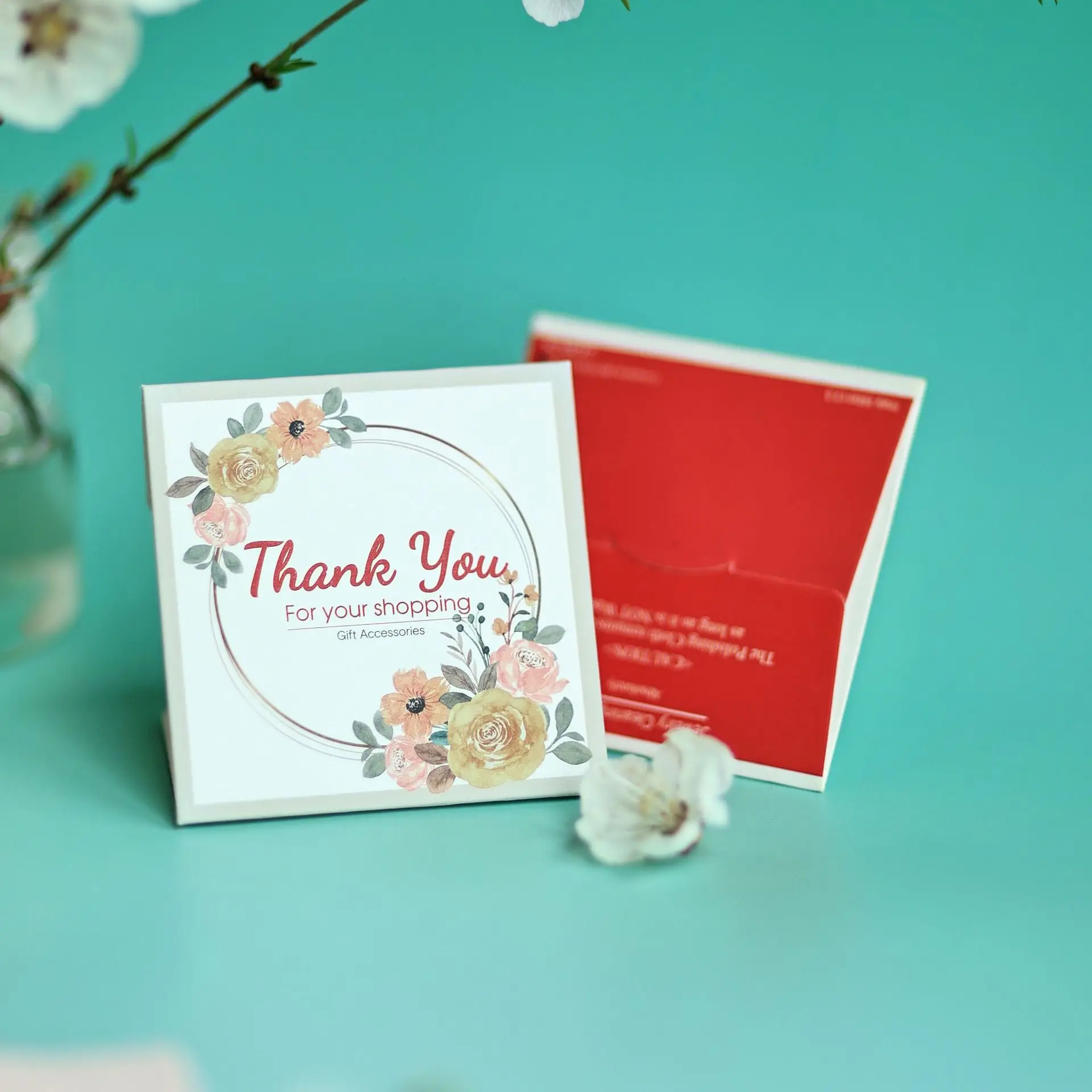 100PCS 8x8cm Thank you Envelope Individual Package Silver Polish Cloth  Jewelry Tools Sterling Silver Polishing Cleaning