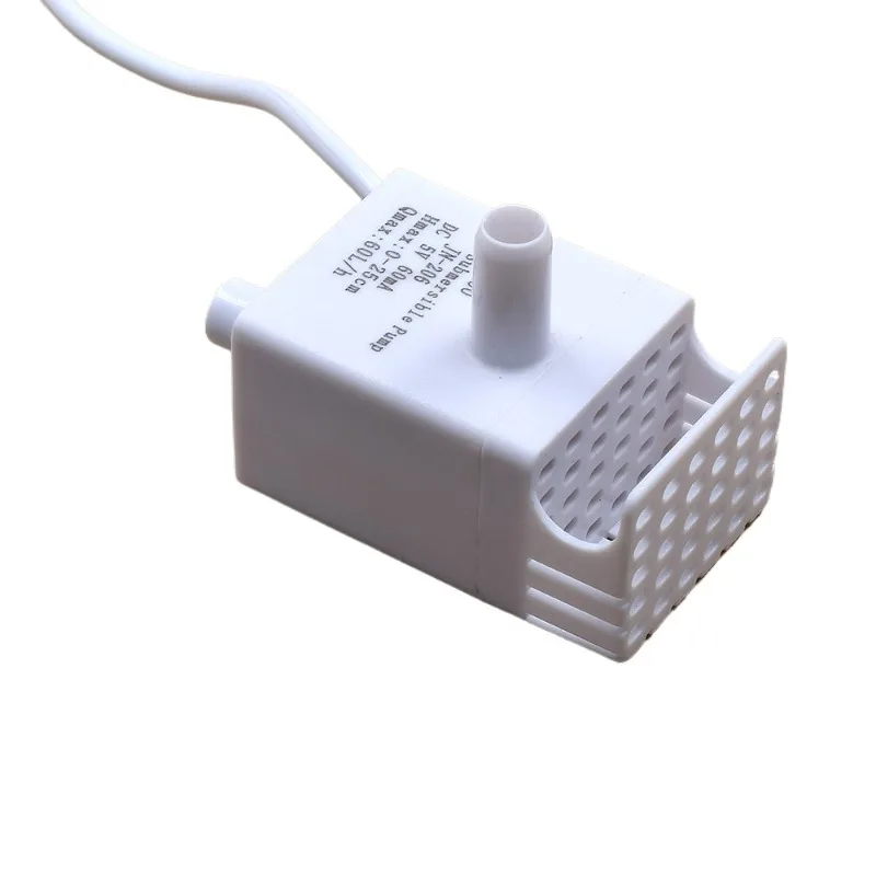 Small DC brushless submersible pump, fish tank, rockery, circulating water pump, water shortage automatic power failure 5V-12V