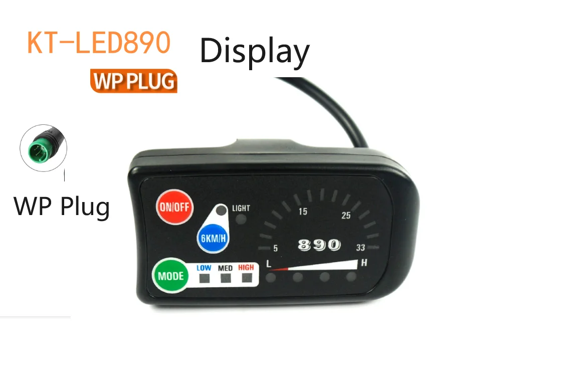 E-Bike-Display LED 890 24V oder 36V oder 48V Elektro fahrrad kt Bedienfeld  Anzeige Elektro fahrrad Teile - AliExpress 18