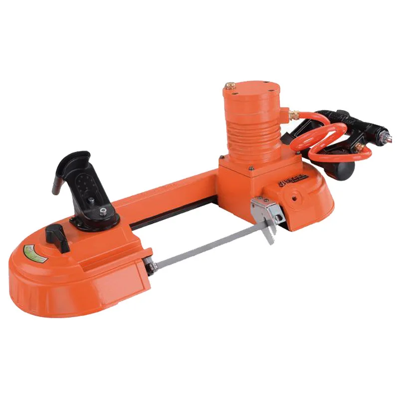 

Portable Pipe-Driven Pneumatic Band Saw Mining Handheld Sparkless Cutting Machine