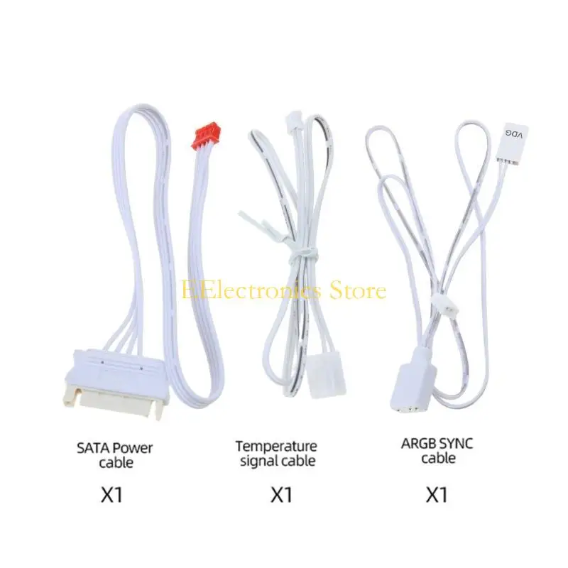 B03C Peningkatan Coolmoon Nirkabel ARGB Remote Control Chassis Fan Hub 8X4Pin PWM 10X3Pin
