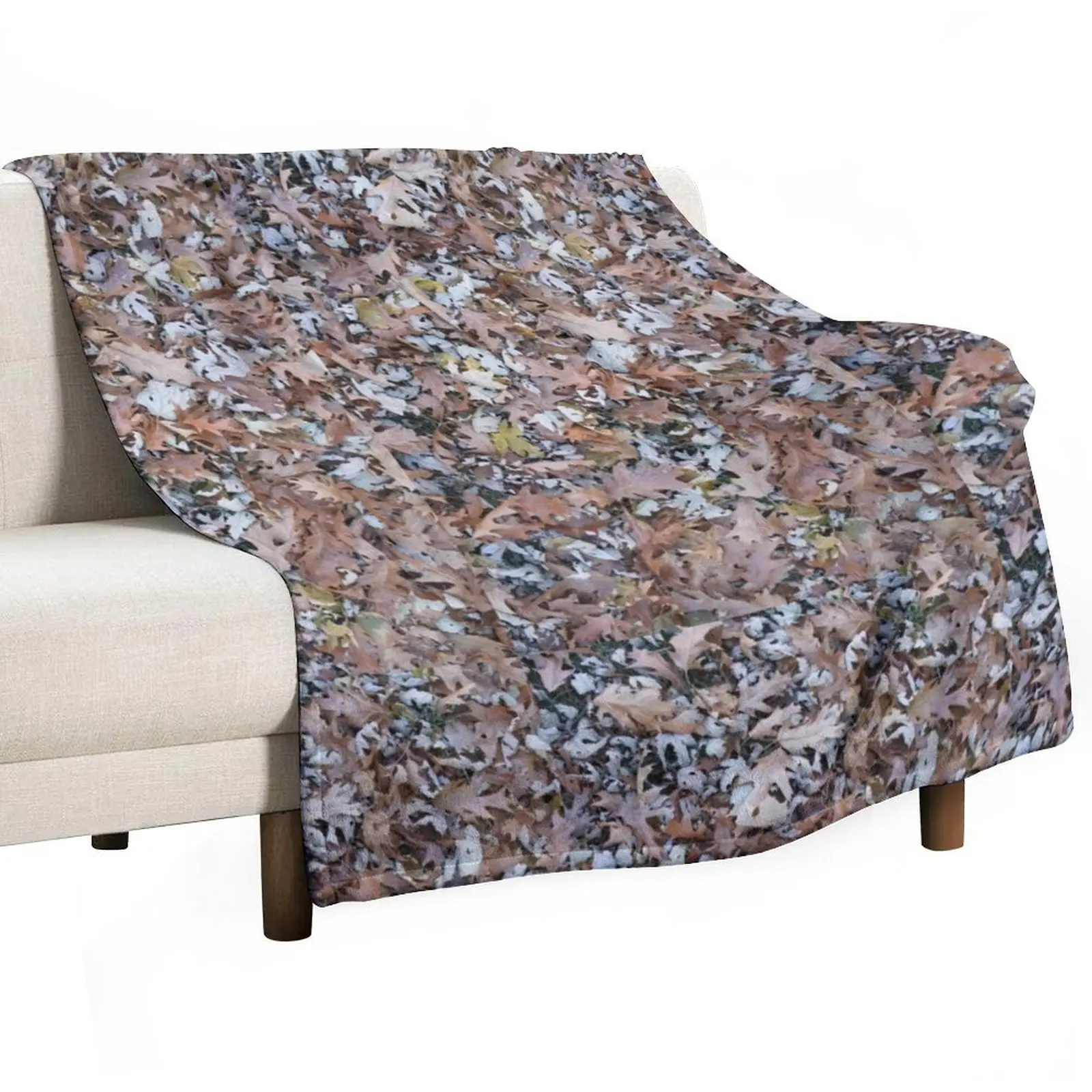 Crisp Fall Leaves Throw Blanket sofa bed anime Sofas Sofa Quilt Blankets