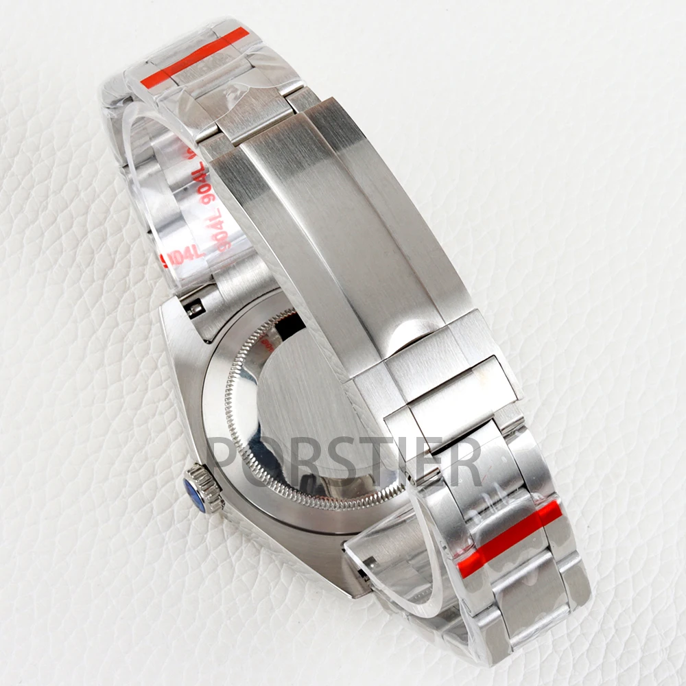 Silver 36mm/39mm Nh35 Case Solid 316L Stainless Steel Jubilee/Oyster Bracelet for Datejust Nh35 NH36 Movement 29.5mm Dial Parts