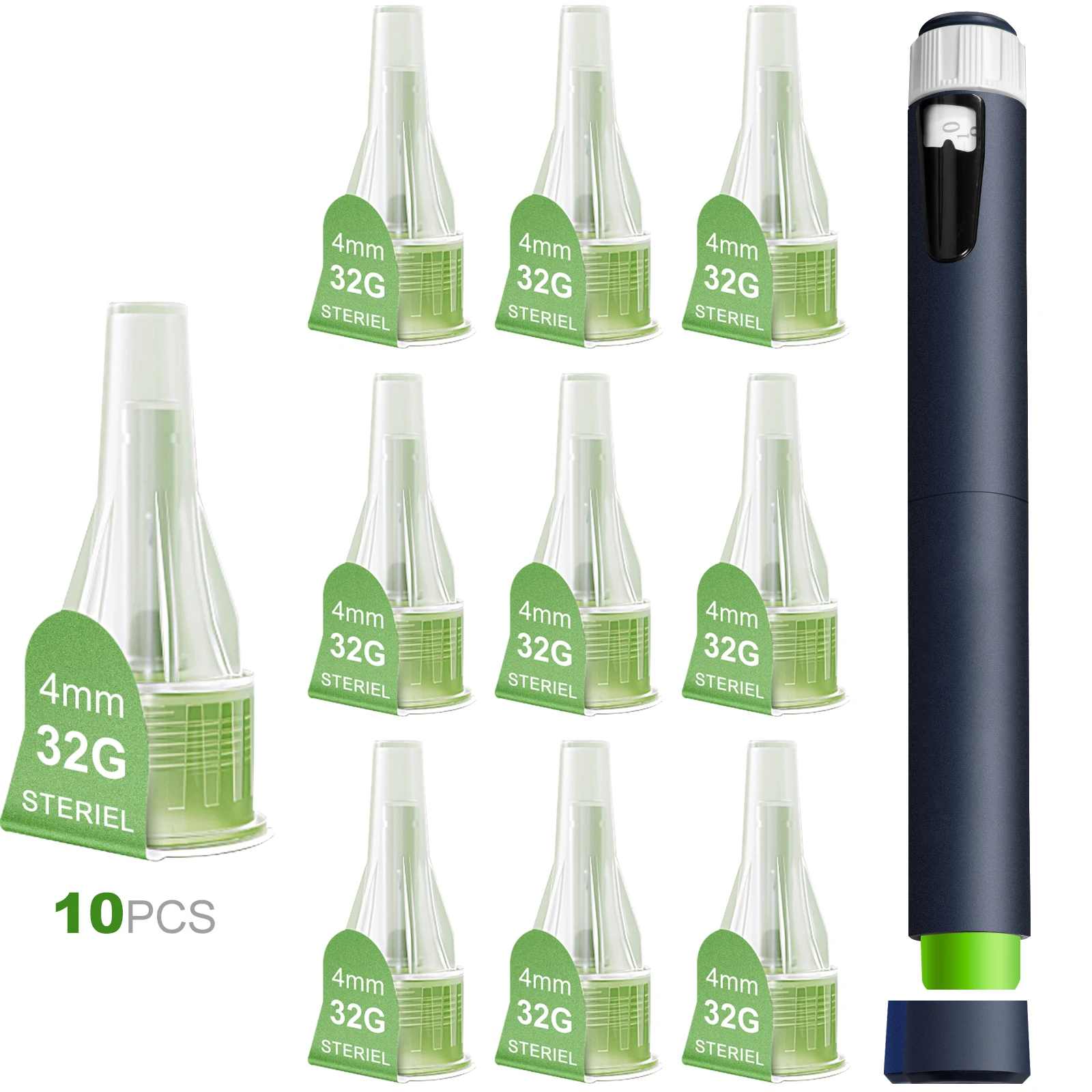 Personal Reusable Pen Injector, Portable 80 Units Insulin Pen/Pen Accessories