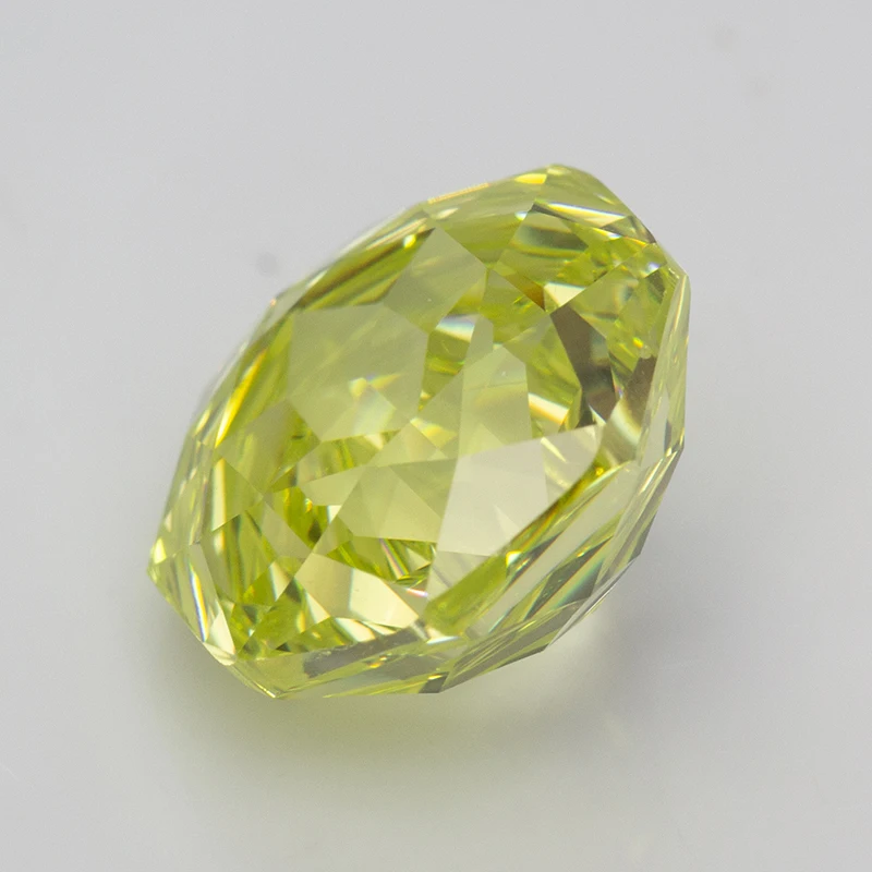 New 5A Apple Green Millennium Octagon Rose Cut Cubic Zirconia Loose Gemstones for Jewerly Making