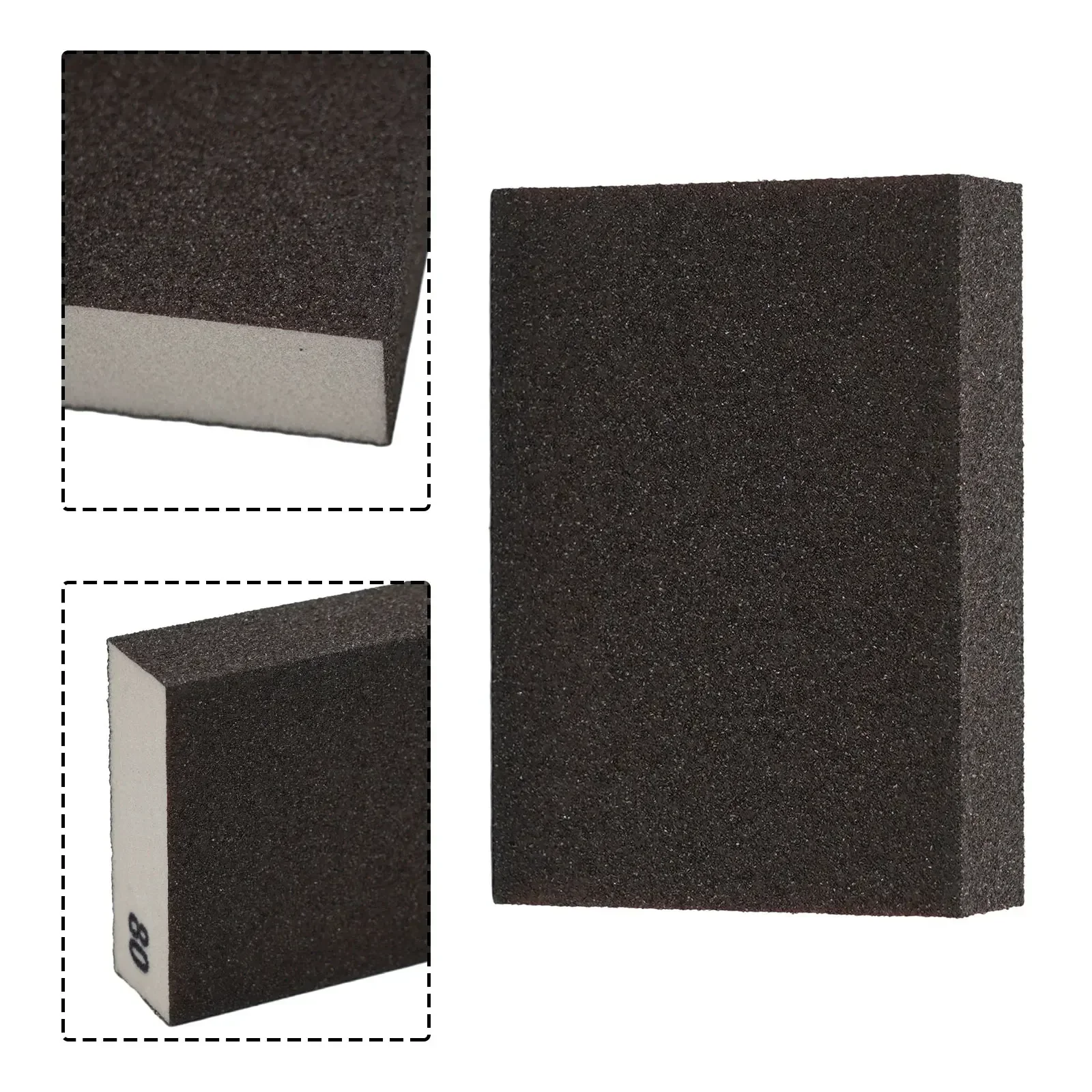 Power Tool Sanding Sponge Block Home Garden Reusable Easy To Use Sponge Reliable High Quality Material Practical