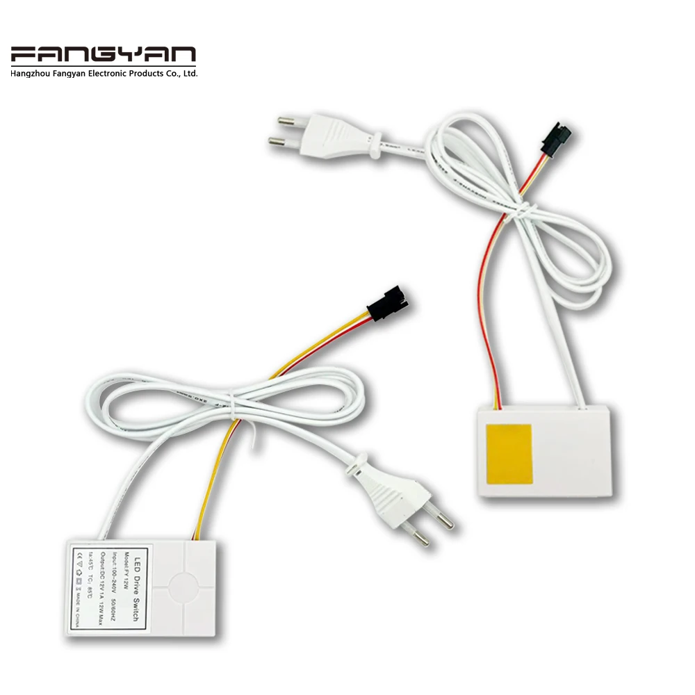 Professional 12V 1A 12W Three Colors LED Light Smart Dimmer Touch Sensor Induction Switch for Lamp Bathroom Mirror