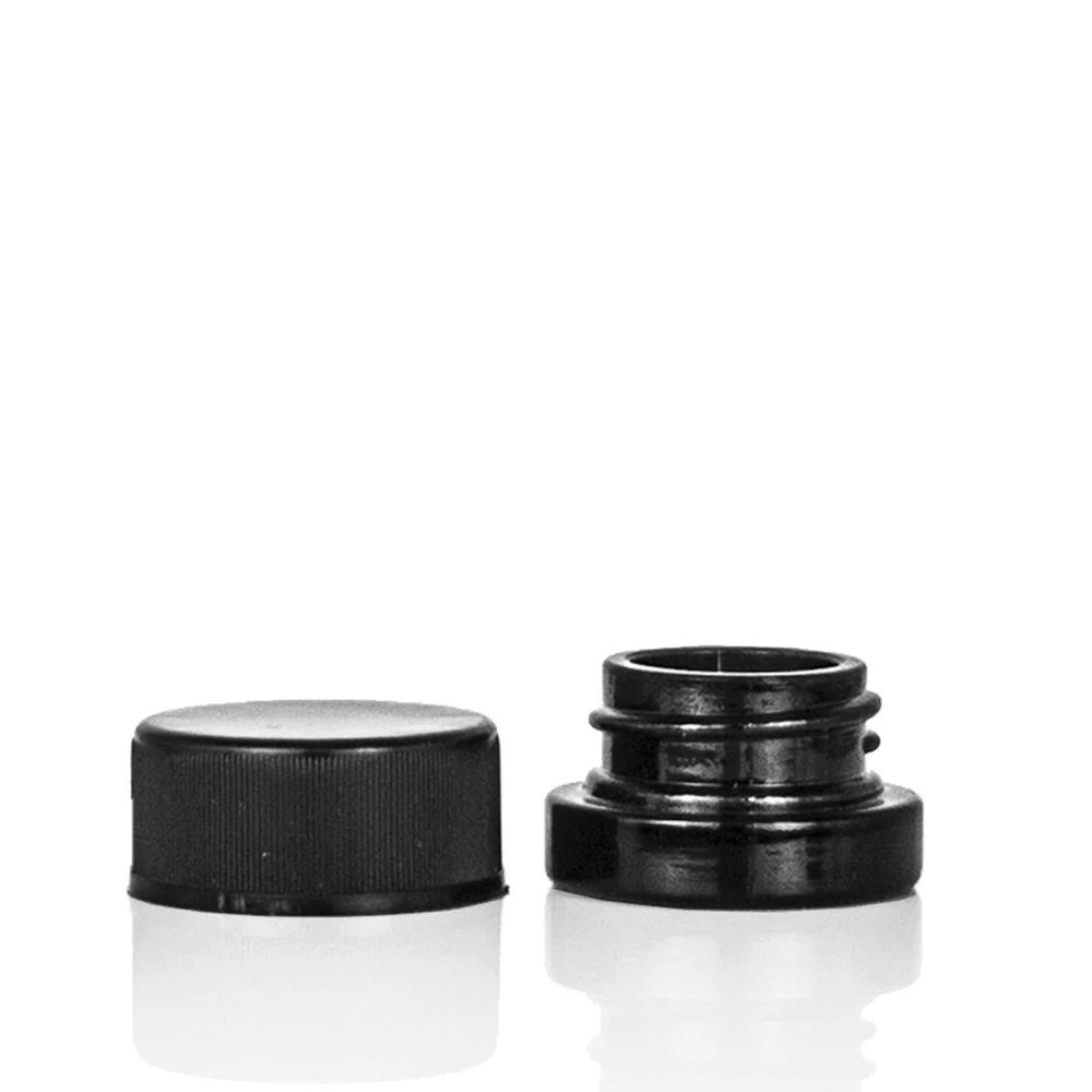 5/9ML Child Resistant Black Glass Concentrate Container