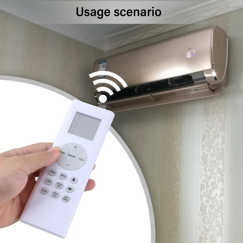 Quality Window Remote Control Replacement for RG66A1/BGEF Air Conditioner Remote Durability and User Friendly Designs