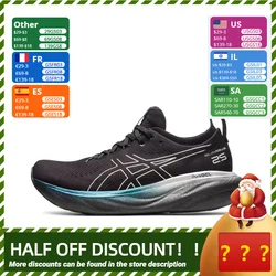 Original Asics Nimbus 25 Running Shoes Men Cushion Stability Asics Sports Shoes Unisex Sneakers Nimbus 25