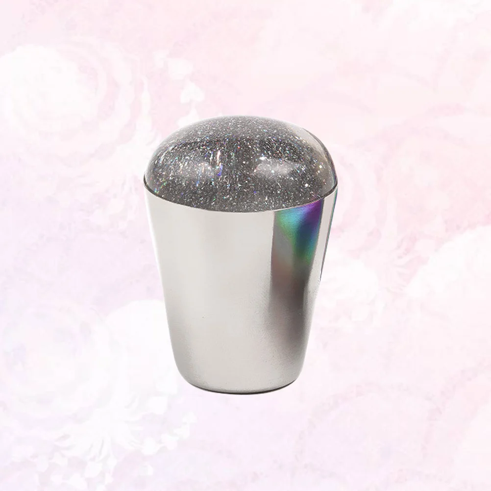 Premium Clear Jelly Stamper Transparenter Kopf Nail Art Stamping Tool Easy Clean Tape Lint Roller Remove Polish Nail Art Stamper