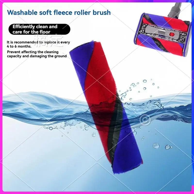 AU-Soft Roller Brush Replacement Kit For Dyson SV19 Omni-Glide Crodless Vacuum Clenaer Soft Roller Brush Trigger Lock