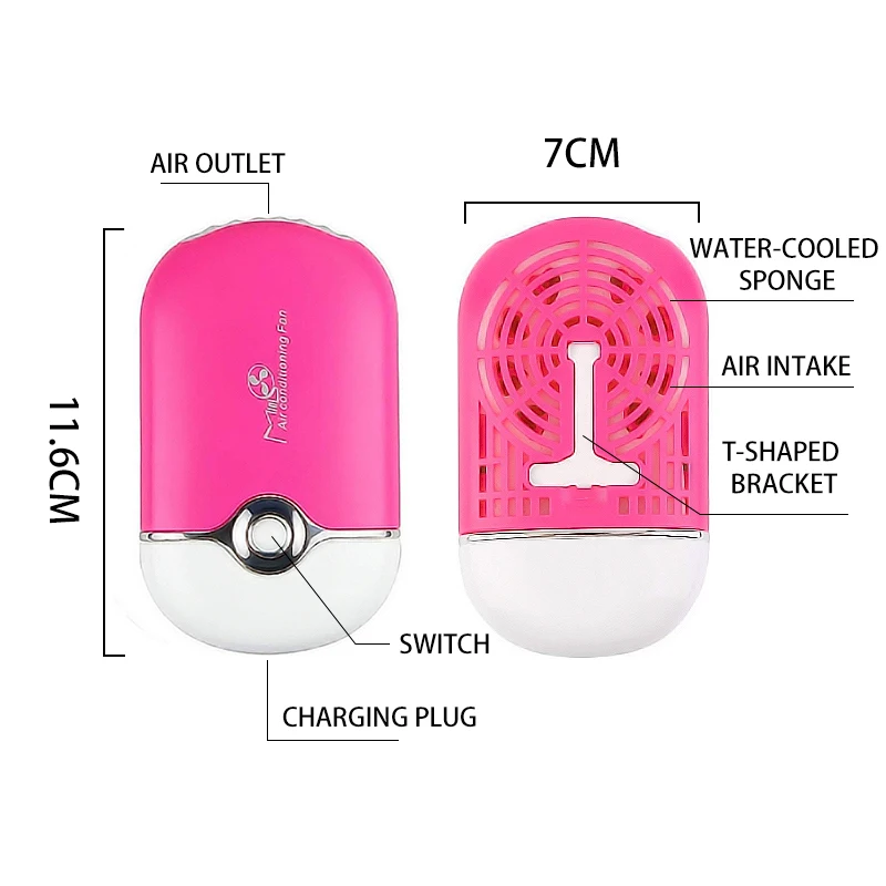 Mini USB Charging Eyelash Fan Dryer Blower Graft Lashes Extension Dedicated Air Conditioning Glue Fast Dry Women Makeup Tools