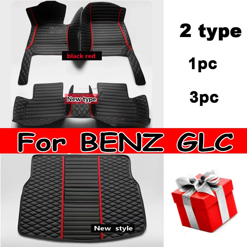 

Car floor mats for BENZ GLC COUPE SUV X253 C253 2017 2018 2019 2020 2021 2022 2023 Custom auto foot Pads automobile carpet cover