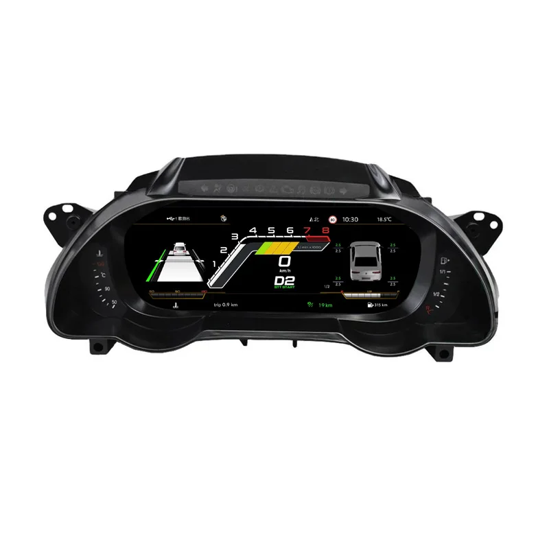System 1920*720P LCD Dashboard Display  Instrument Digital Cluster for Audi A4 B8 A5 2008-2016