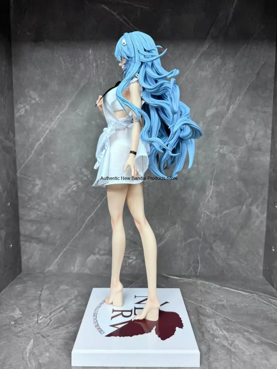 45CM Anime NEON GENESIS EVANGELION EVA Ayanami Rei sexy maid Changing clothes and faces Action Figure PVC Model Toys doll Gifts view 5