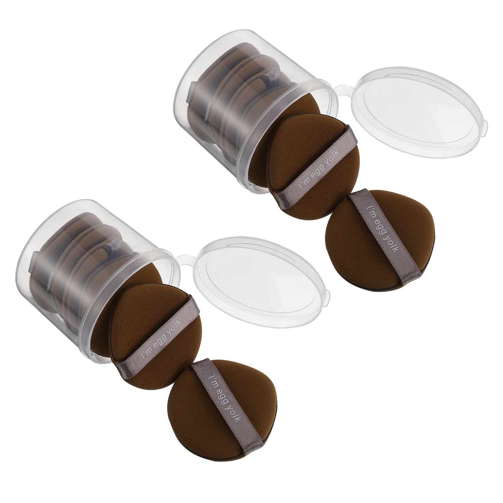 12pçs esponjas de maquiagem dupla face macias para base, corretivo, blush, iluminador, pó, liquidificador, itens essenciais