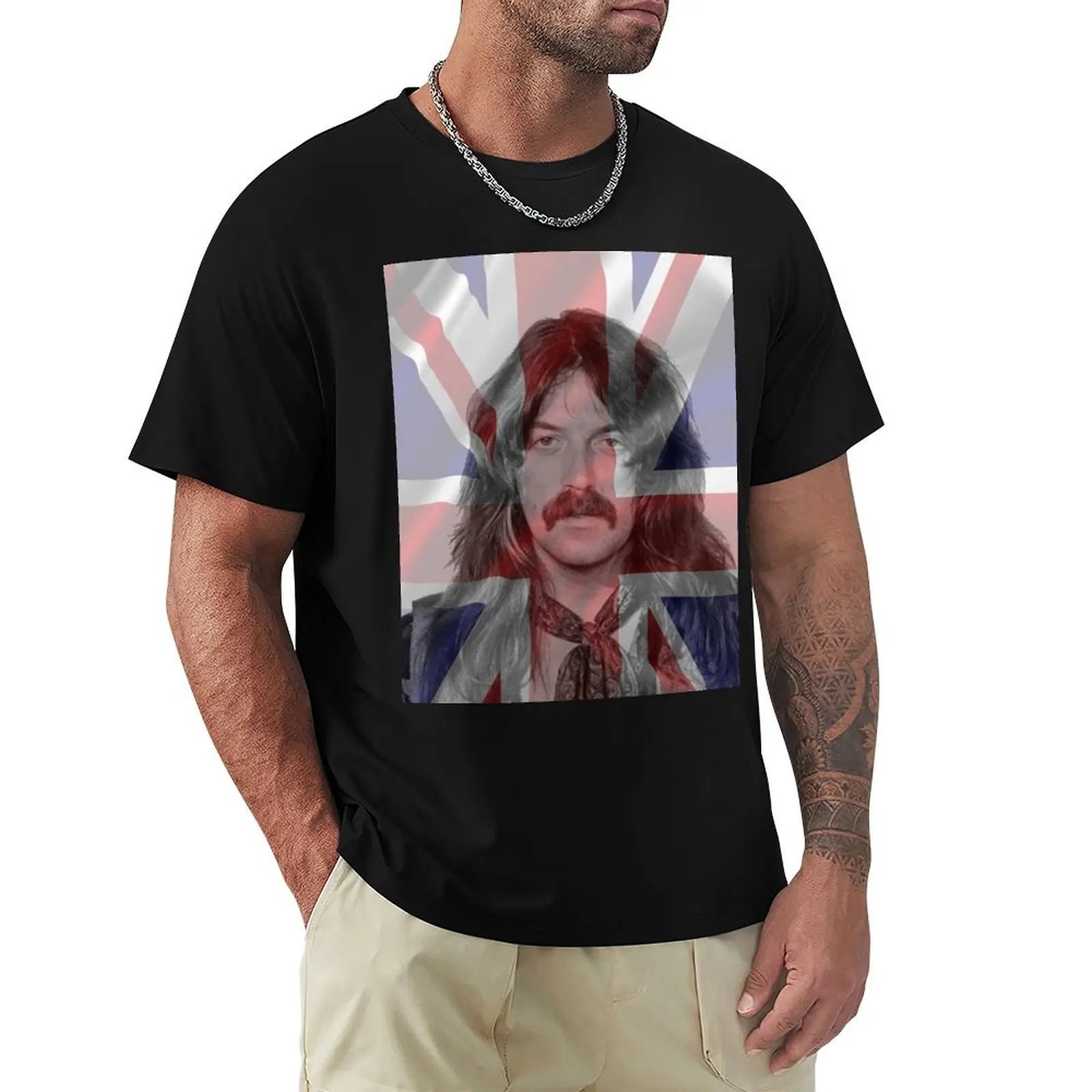 Union Jack Special: camiseta de Jon Lord, ropa de San Valentín, camiseta vintage para hombre