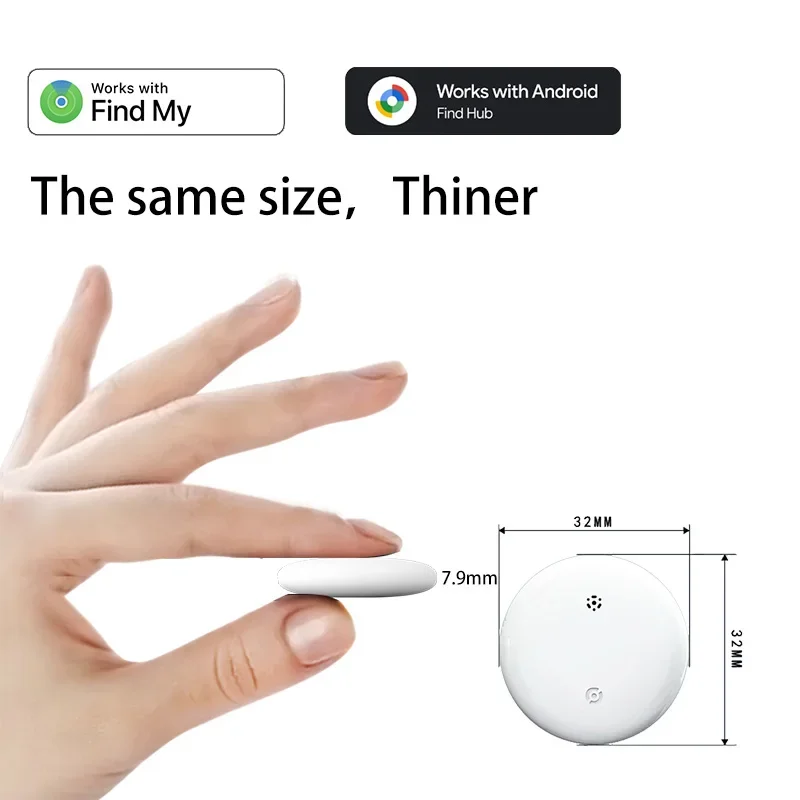 Circular Anti-loss Device Universal Version Global Locator for IOS Android Find My Dual-system Locator Search Tracking Finder