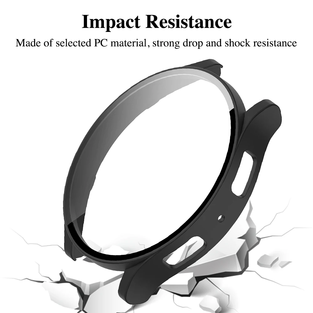 Cover per Samsung Galaxy Watch 6 40mm 44mm custodia protettiva antigraffio per paraurti per PC per accessori Samsung Watch6