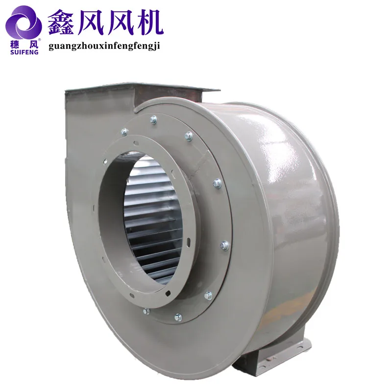 

Промышленный центробежный вытяжной вентилятор с двигателем переменного тока 380В, лопастями из нержавеющей стали 304 и чугунным корпусом, устойчивый к коррозии