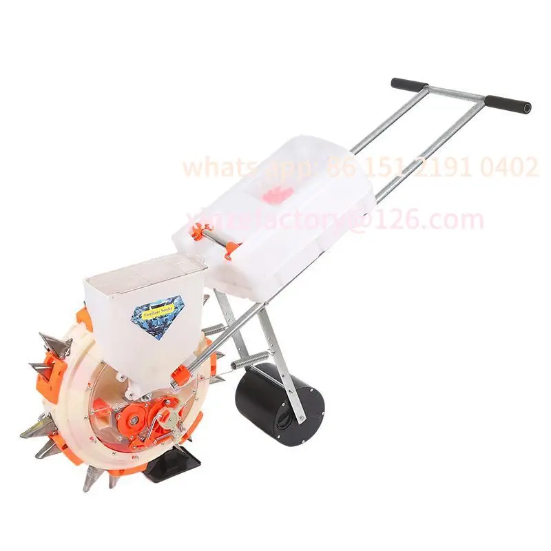

Customizable Cross-border hand-pushed Seed fertilizer integrated Soybean Drum on-demand seeder Cotton seeder