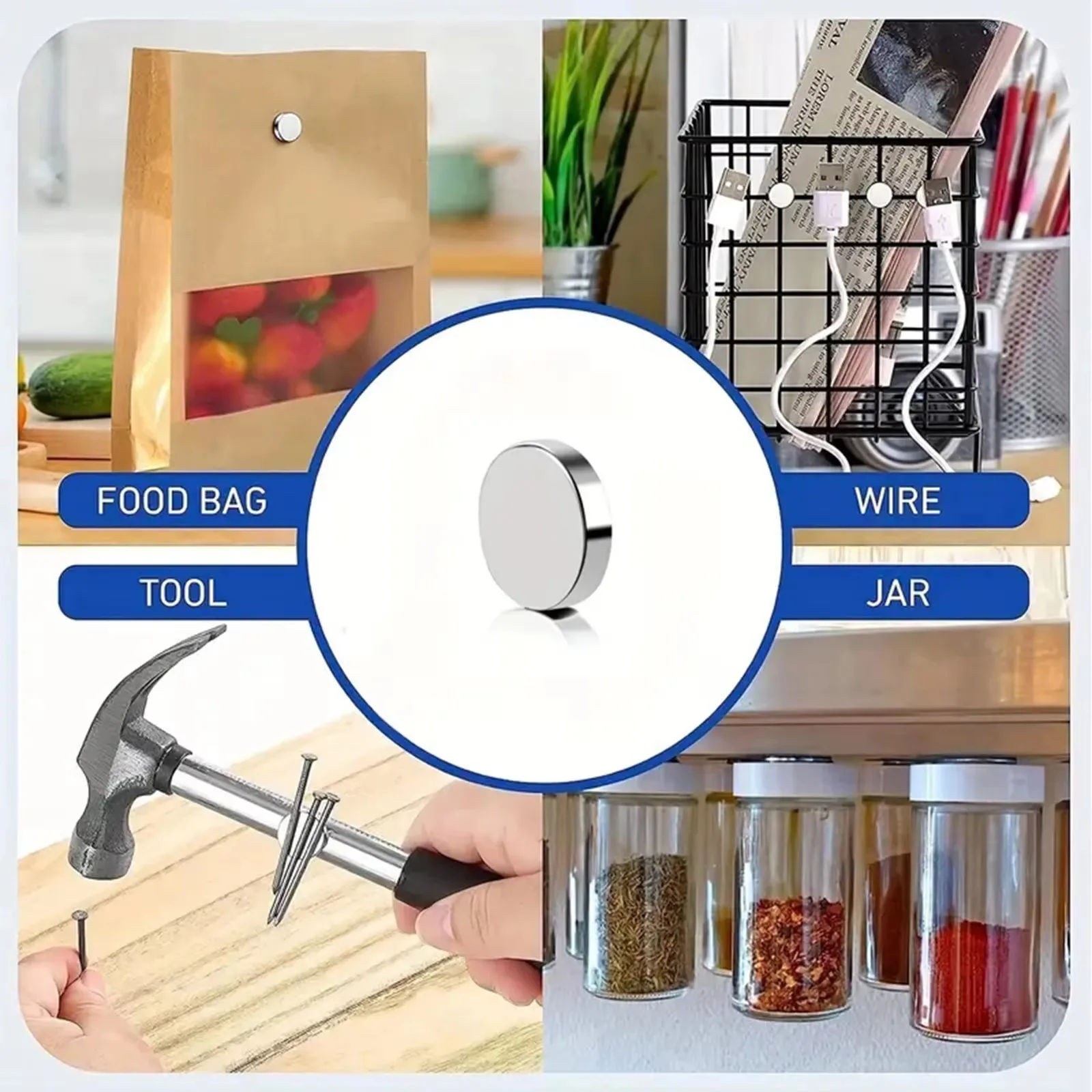 10/20Pcs Mini Small round Magnets 15x2mm, Heavy Duty Fridge & Whiteboard Magnets DIY Projects, Crafts, Kitchen and Pin Button