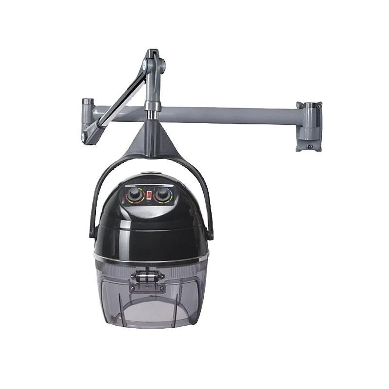 Professional Salon Use AC Hair Dryer Oil Treatment Perm Foldable Electric Plug-Powered Hanging Arm Drying Mechanism Plastic