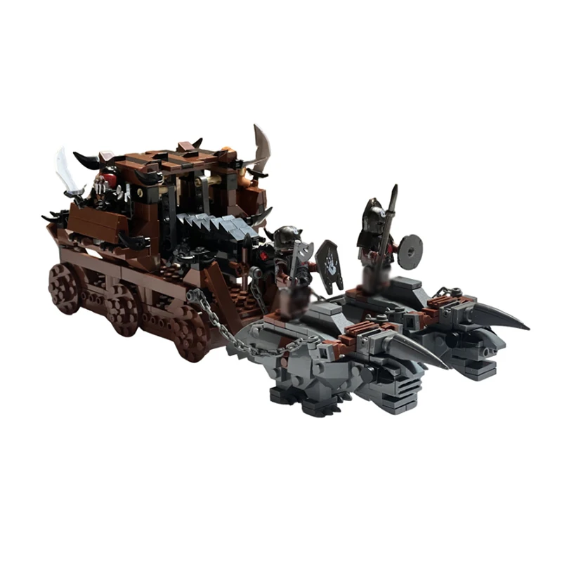 

640PCS MOC building blocks, Middle-earth War Warrior, Elf Rhino Tank toy figurine collectible