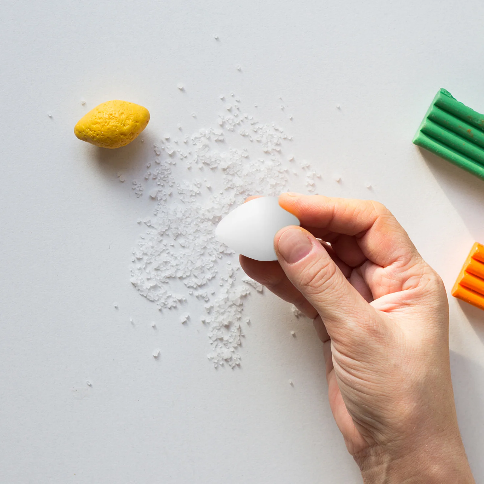 

100Pcs DIY Water Drop Foam Balls Lightweight Foam Craft Material for Kids Preschool Church Wedding DIY Party Decorations