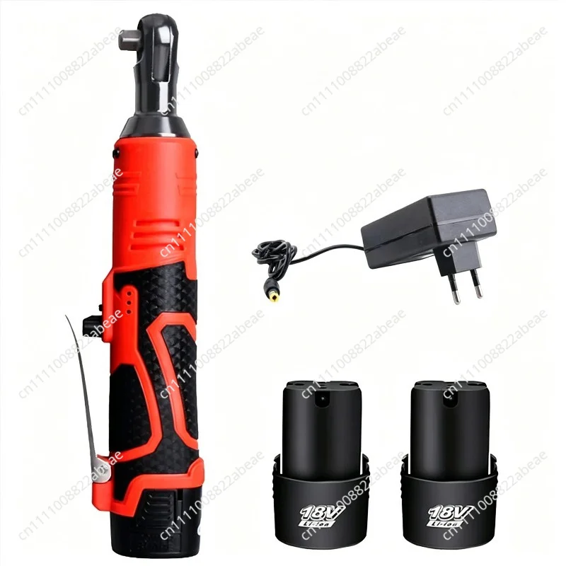 New 18V Cordless Electric Wrench Ratchet Wrench Set Angle Drill Screwdriver Auto Repair Tools