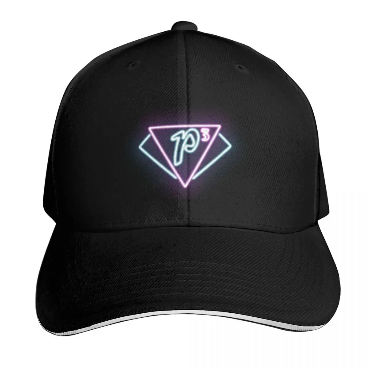 Charmed P3 Club Neon Sign Baseball Cap Gift for Him Her Casual Daily Wear Quick Dry Performance