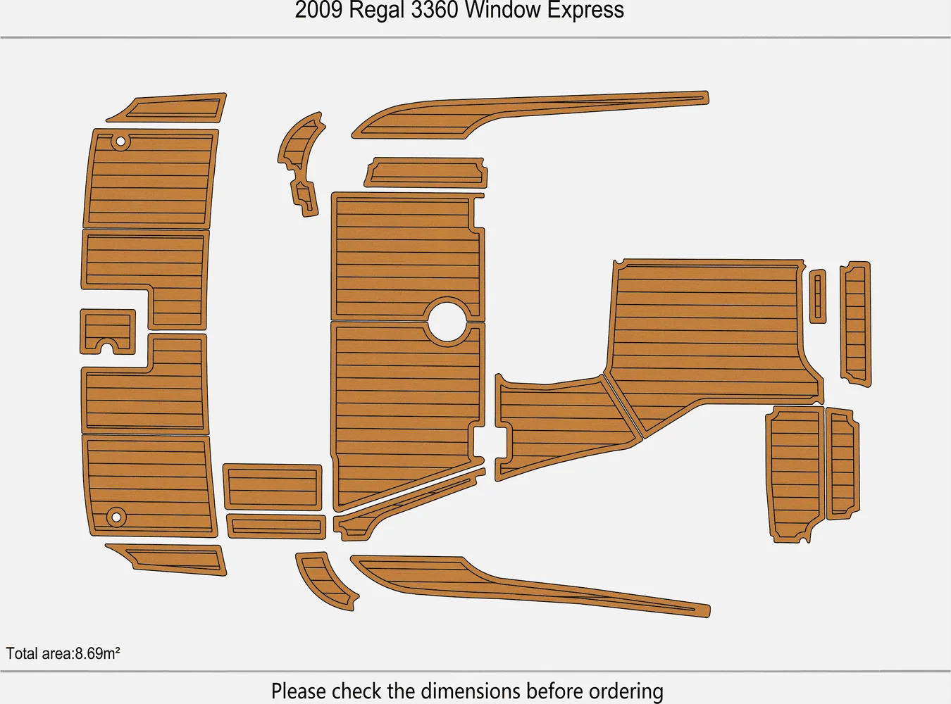 2009 Regal 3360 window express 1/4