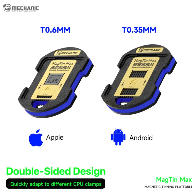 for Pro Phone/Tablet CPU Soldering MECHANIC MagTinMax Powerful Magnet & Groove Design High-Temp Resistant Quick Heat Dissipation