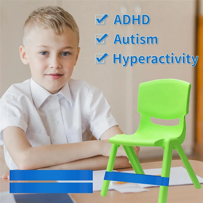 Highly Recommended 12 Pcs Chair Bands For Kids With Fidgety Feet For Chairs ADHD Tools Flexible Seating For Classroom Elementary