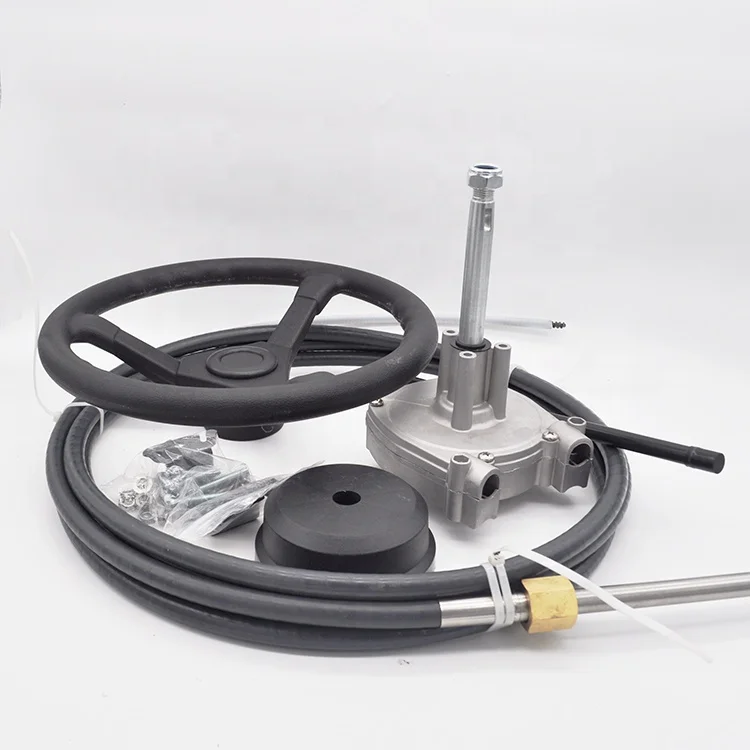 60HP Hydraulic Steering Gear System Marine Boat Outboard Planetary Mechanical Steering Quick Connect Rotary Steering