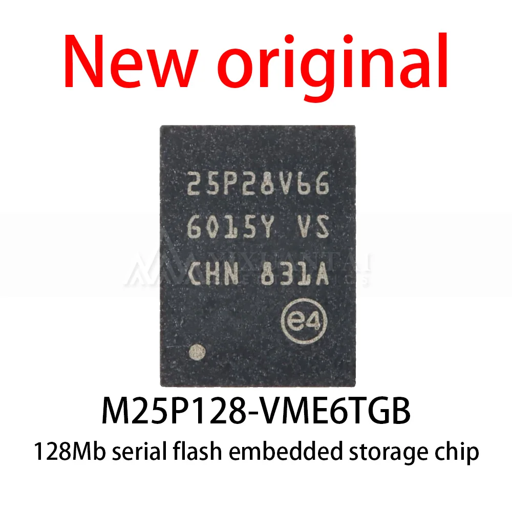 (1-5piece) New original M25P128-VME6TGB M25P128 VME6TGB VFDFPN-8 128Mb serial flash embedded storage chip 