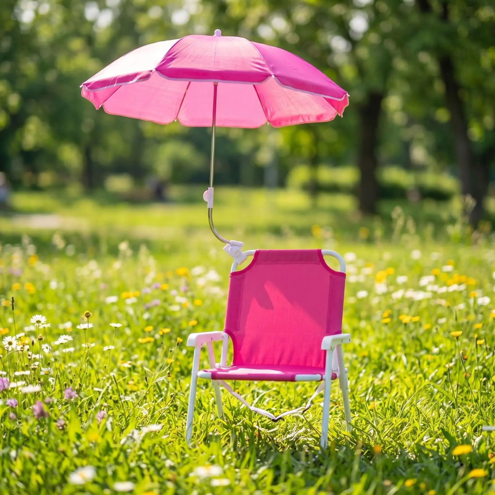 Lightweight Outdoor Folding Chair with Umbrella Alloy Frame Compact Portable Beach Seat for Fishing Camping Terrace Garden Relax Lightweight Outdoor Folding Chair with Umbrella Alloy Frame Compact Portable Beach Seat for Fishing Camping Terrace Garden Relax