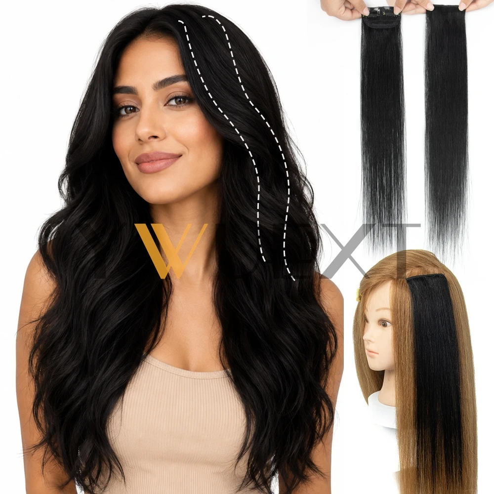 Real Human Hair Pad Clip In Remy Human Hair Extensions 30-40G Mini Clip In Hair 2 Clips On Hair Weft 5pcs/pack Increase Density