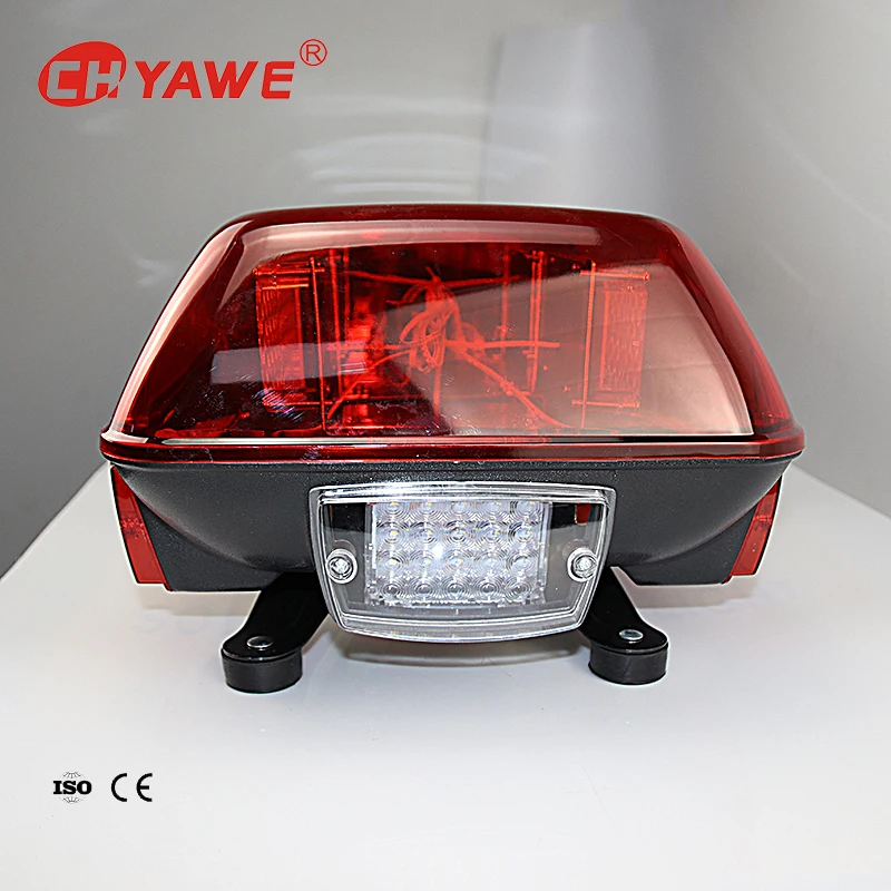 120CM Emergency LED Light Bar Blue Red Strobe Warning Lights PC Lightbar Siren Horn for Fire Truck Ambulance Use Traffic Warning