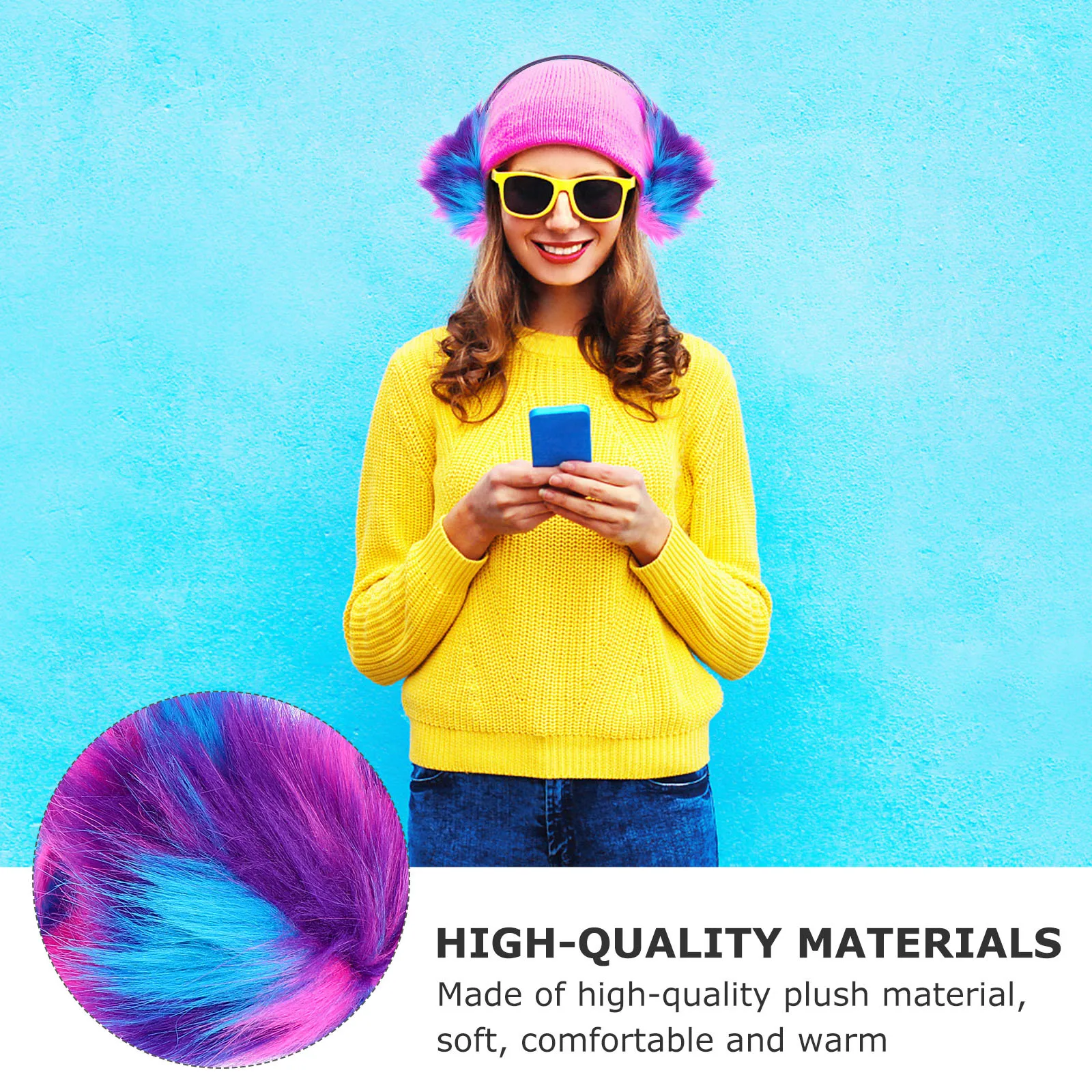 1 قطعة يفشل لينة مريحة الشتاء حماية حساسة غطاء للأذن للطقس البارد لطيف قبعات الأذن يندبروف غطاء للأذنين #4